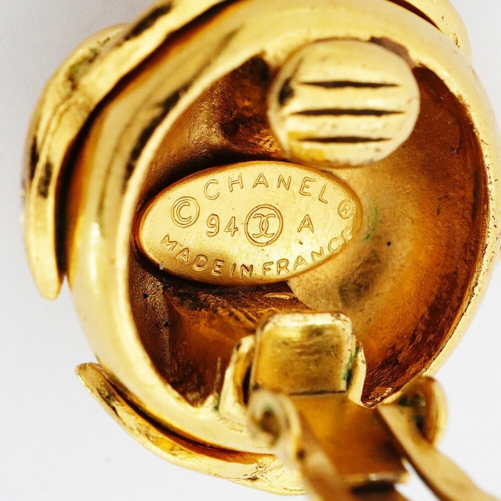 CHANEL Gold Earrings - Picture 4 of 6